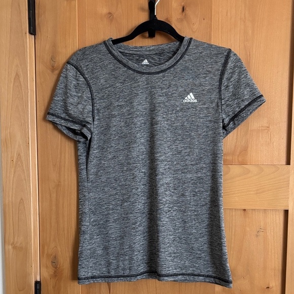 Adidas Heather Gray Golf Shirt